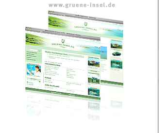 Irland Homepage - Webdesign